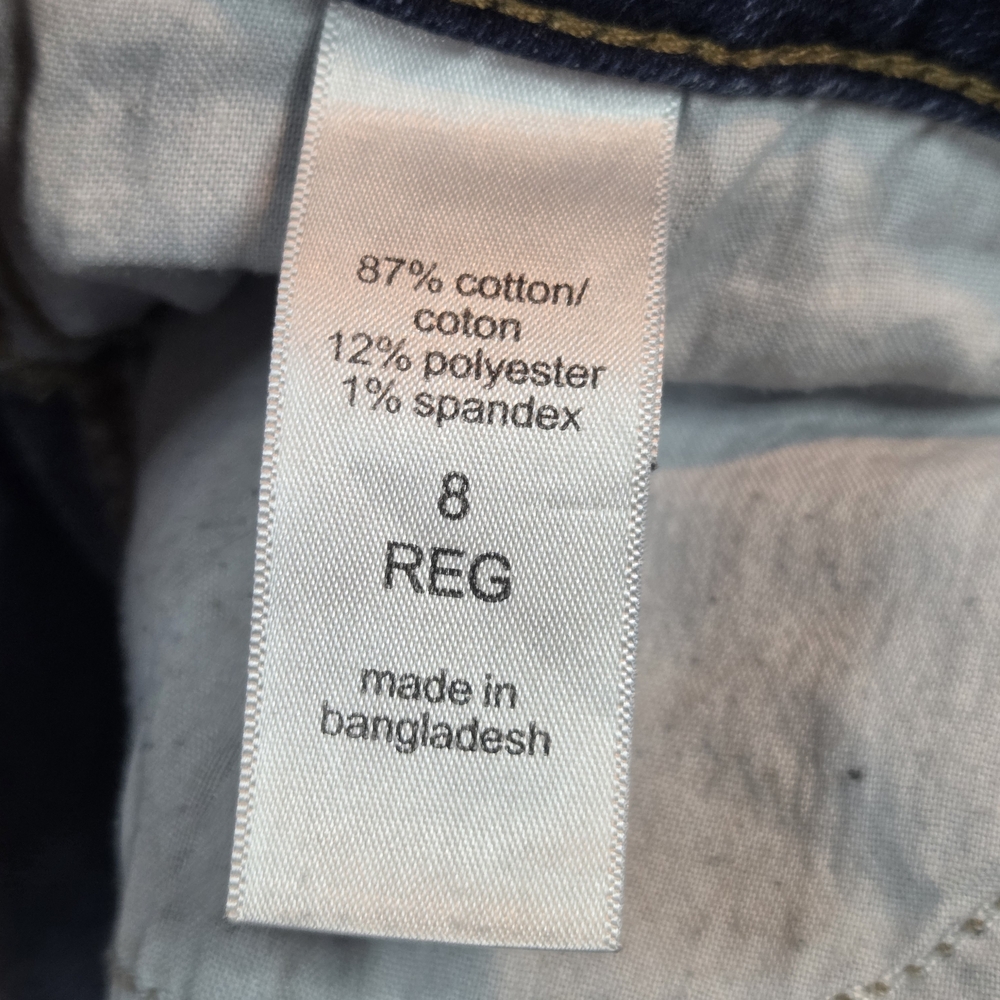 M Jeans By Maurices Women's Curvy High Rise Curvy Boot Blue Jeans Size 8 - Picture 10 of 12